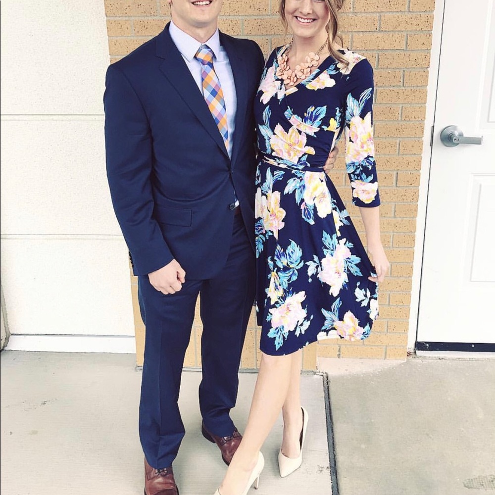 Floral dress size small